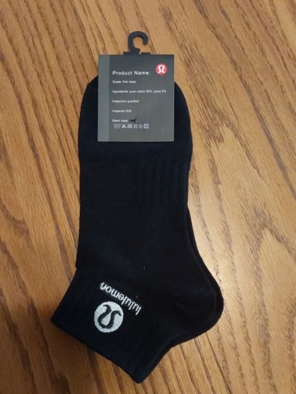 lululemon athletica Daily Stride Crew Sock - Black - Picture 2 of 3